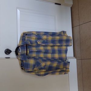 Long Sleeve Plaid Button Up